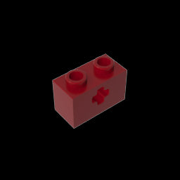 GDS-633 - Technic Brick 1 x 2 with Axle Hole Type 1 [+ Opening] and Bottom Pin