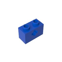 GDS-633 - Technic Brick 1 x 2 with Axle Hole Type 1 [+ Opening] and Bottom Pin