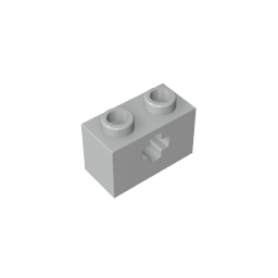 GDS-633 - Technic Brick 1 x 2 with Axle Hole Type 1 [+ Opening] and Bottom Pin