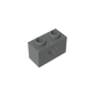 GDS-633 - Technic Brick 1 x 2 with Axle Hole Type 1 [+ Opening] and Bottom Pin