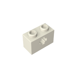 GDS-633 - Technic Brick 1 x 2 with Axle Hole Type 1 [+ Opening] and Bottom Pin