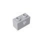 GDS-633 - Technic Brick 1 x 2 with Axle Hole Type 1 [+ Opening] and Bottom Pin