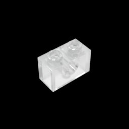 GDS-633 - Technic Brick 1 x 2 with Axle Hole Type 1 [+ Opening] and Bottom Pin