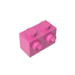 GDS-634 - Brick Special 1 x 2 with 2 Studs on 1 Side