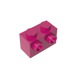 GDS-634 - Brick Special 1 x 2 with 2 Studs on 1 Side