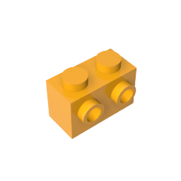 GDS-634 - Brick Special 1 x 2 with 2 Studs on 1 Side