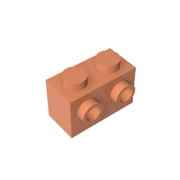 GDS-634 - Brick Special 1 x 2 with 2 Studs on 1 Side