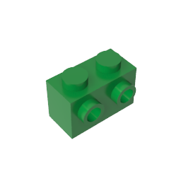 GDS-634 - Brick Special 1 x 2 with 2 Studs on 1 Side