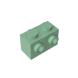 GDS-634 - Brick Special 1 x 2 with 2 Studs on 1 Side