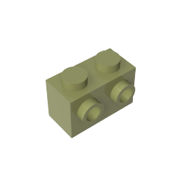 GDS-634 - Brick Special 1 x 2 with 2 Studs on 1 Side