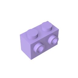 GDS-634 - Brick Special 1 x 2 with 2 Studs on 1 Side