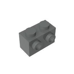 GDS-634 - Brick Special 1 x 2 with 2 Studs on 1 Side
