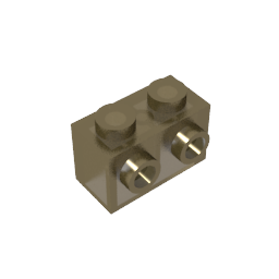 GDS-634 - Brick Special 1 x 2 with 2 Studs on 1 Side
