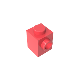 GDS-635 - Brick Special 1 x 1 with Stud on 1 Side