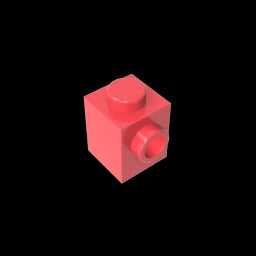 GDS-635 - Brick Special 1 x 1 with Stud on 1 Side