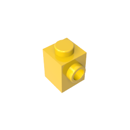 GDS-635 - Brick Special 1 x 1 with Stud on 1 Side