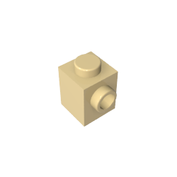 GDS-635 - Brick Special 1 x 1 with Stud on 1 Side