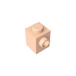 GDS-635 - Brick Special 1 x 1 with Stud on 1 Side