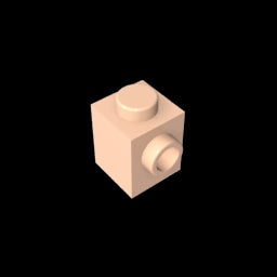 GDS-635 - Brick Special 1 x 1 with Stud on 1 Side