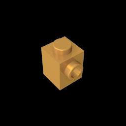 GDS-635 - Brick Special 1 x 1 with Stud on 1 Side