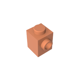 GDS-635 - Brick Special 1 x 1 with Stud on 1 Side