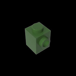 GDS-635 - Brick Special 1 x 1 with Stud on 1 Side