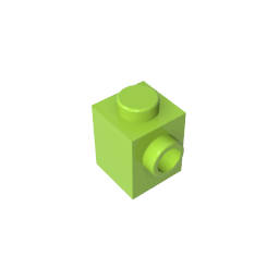 GDS-635 - Brick Special 1 x 1 with Stud on 1 Side