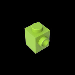 GDS-635 - Brick Special 1 x 1 with Stud on 1 Side