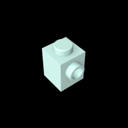 GDS-635 - Brick Special 1 x 1 with Stud on 1 Side