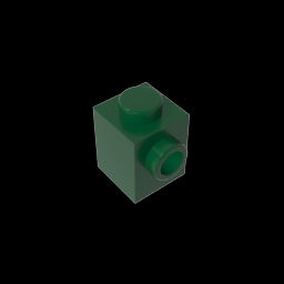 GDS-635 - Brick Special 1 x 1 with Stud on 1 Side