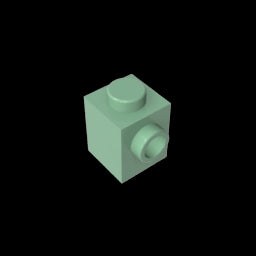 GDS-635 - Brick Special 1 x 1 with Stud on 1 Side
