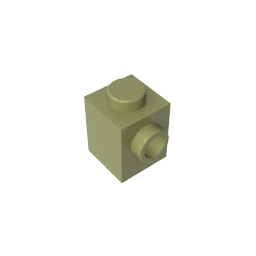 GDS-635 - Brick Special 1 x 1 with Stud on 1 Side