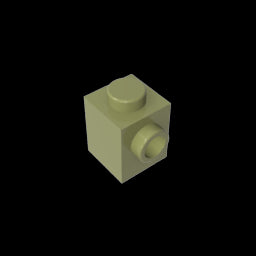 GDS-635 - Brick Special 1 x 1 with Stud on 1 Side