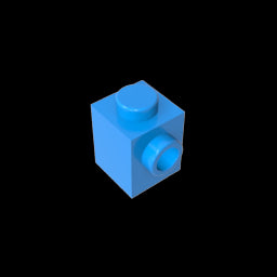 GDS-635 - Brick Special 1 x 1 with Stud on 1 Side