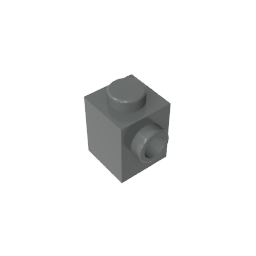 GDS-635 - Brick Special 1 x 1 with Stud on 1 Side
