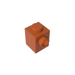 GDS-635 - Brick Special 1 x 1 with Stud on 1 Side
