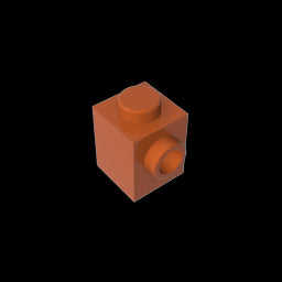 GDS-635 - Brick Special 1 x 1 with Stud on 1 Side