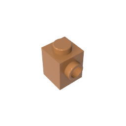 GDS-635 - Brick Special 1 x 1 with Stud on 1 Side