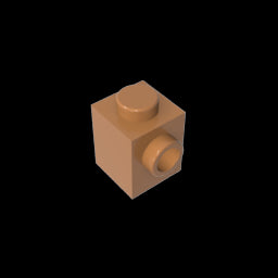 GDS-635 - Brick Special 1 x 1 with Stud on 1 Side