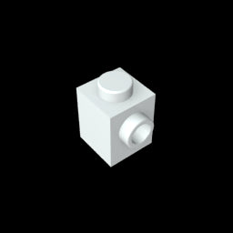 GDS-635 - Brick Special 1 x 1 with Stud on 1 Side