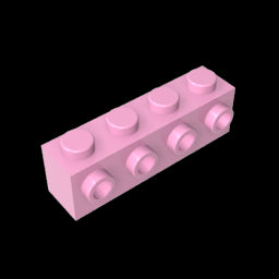 GDS-637 - Brick Special 1 x 4 with 4 Studs on One Side