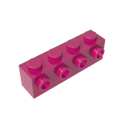 GDS-637 - Brick Special 1 x 4 with 4 Studs on One Side