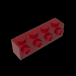GDS-637 - Brick Special 1 x 4 with 4 Studs on One Side
