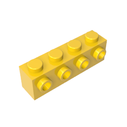 GDS-637 - Brick Special 1 x 4 with 4 Studs on One Side