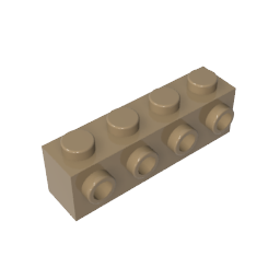 GDS-637 - Brick Special 1 x 4 with 4 Studs on One Side