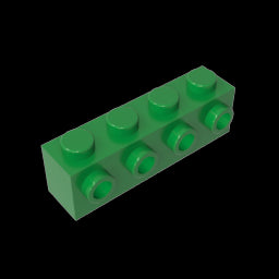 GDS-637 - Brick Special 1 x 4 with 4 Studs on One Side