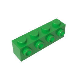 GDS-637 - Brick Special 1 x 4 with 4 Studs on One Side