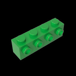 GDS-637 - Brick Special 1 x 4 with 4 Studs on One Side
