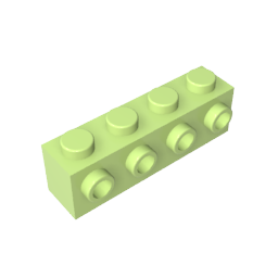 GDS-637 - Brick Special 1 x 4 with 4 Studs on One Side
