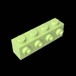 GDS-637 - Brick Special 1 x 4 with 4 Studs on One Side